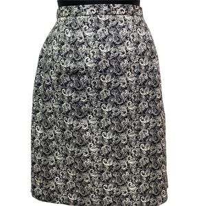 Talbots Linen Skirt Black
